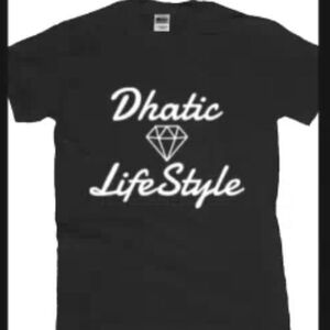 Dhatic Lifestyle Tee Brand New Custom T-Shirt Include My Real Signature
